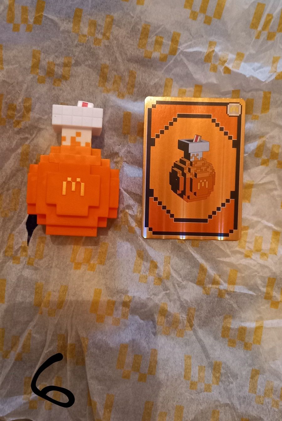 Minecraft bonecos mcdonald's