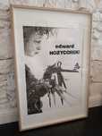 Plakat filmowy Edward Nożycoręki malowany rama Ikea 63x93cm Mossebo dą