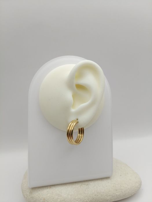 Złote Kolczyki Koła Pr.585 Nowe Zapraszamy