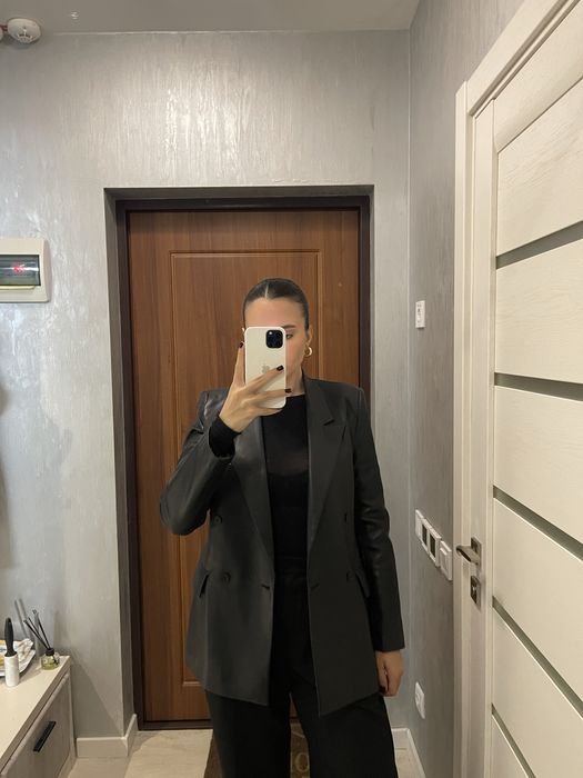 Шкіряний піджак Zara