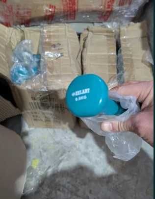 Гантелі по 0.5 кг. Вінілові для фітнесу, боксу,махів