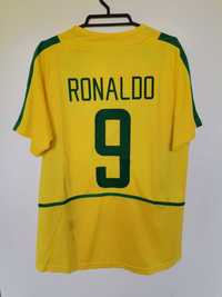 koszulka piłkarska Ronaldo Brazylia retro 2002