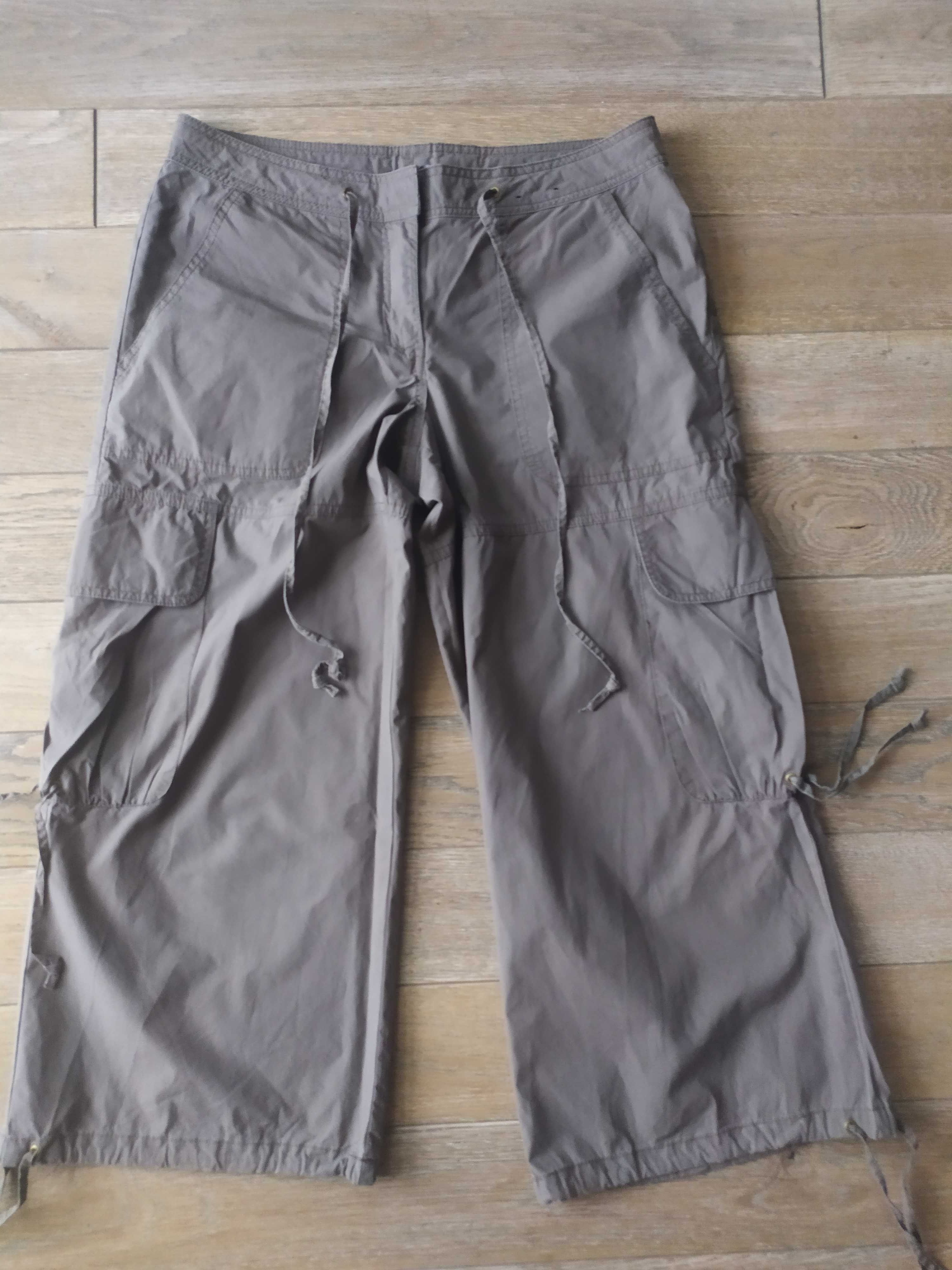 Super spodnie bojówki spodenki 3/4 7/8 Dorothy Perkins Brązowe M 40