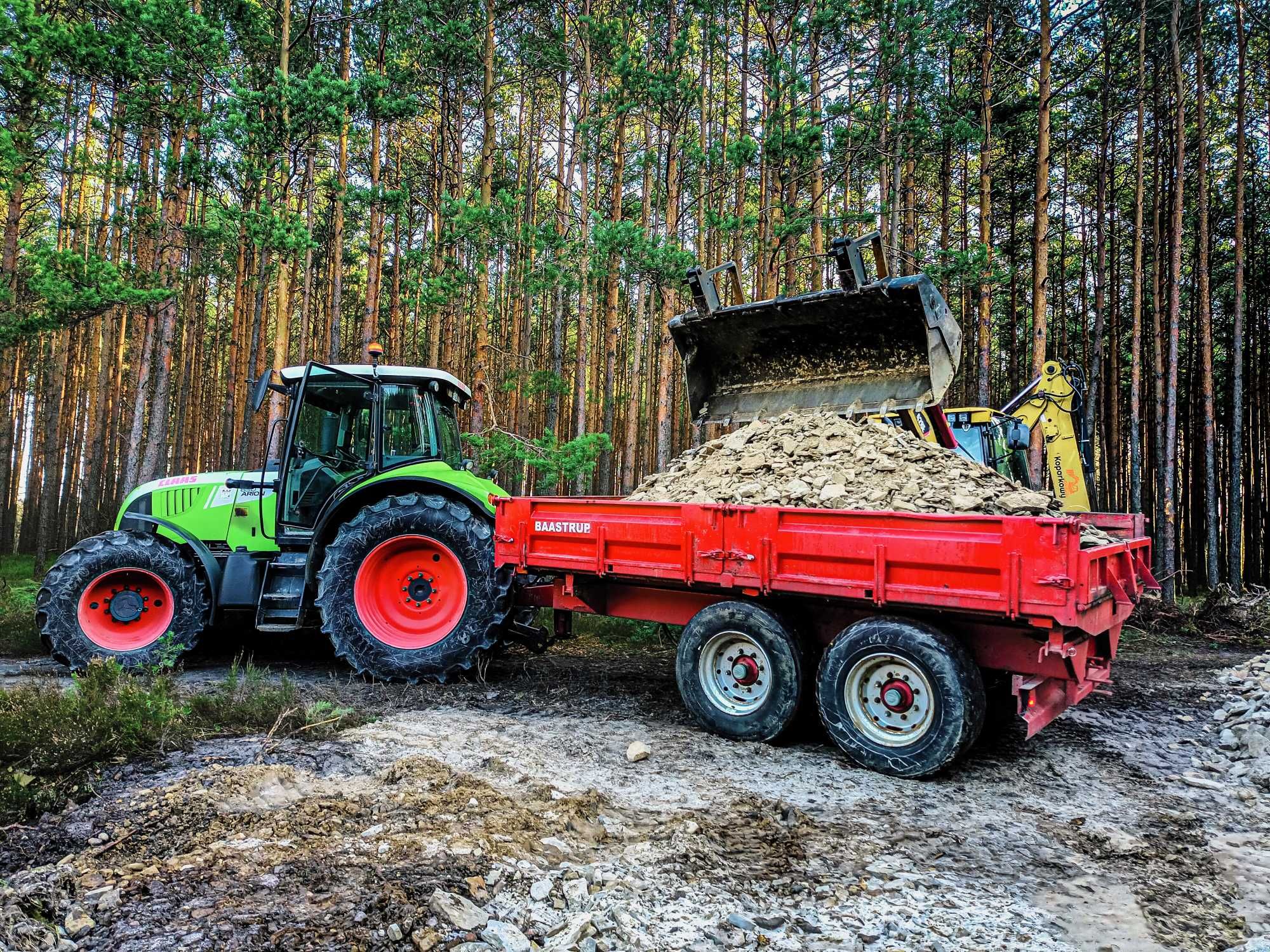 Usługi Koparko-Ładowarką i Wywrotką | Prace Ziemne, Wykopy, Transport