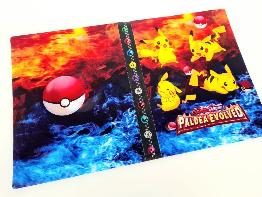 Nowy super album 3D na karty Pokemon Pikachu A5 - zabawki