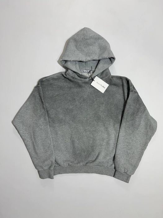 Худи Acne Studios 1996 Stockholm Logo grey Hoodie