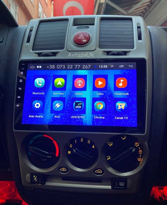 Android 14 ACCENT Hyundai VENUE GETZ SOLARIS IONIQ CarPlay Магнитола