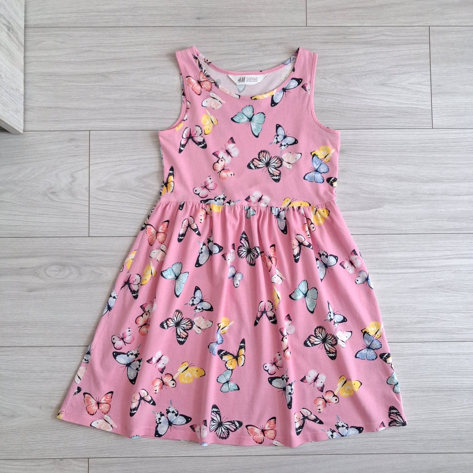 H&M letnia sukienka dla dziewczynki, rozmiar 134/140