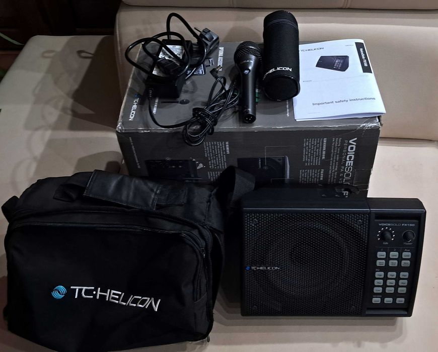 TC Helicon VoiceSolo FX150 Mikrofon MP-75 Futerał New firmware, Instr.