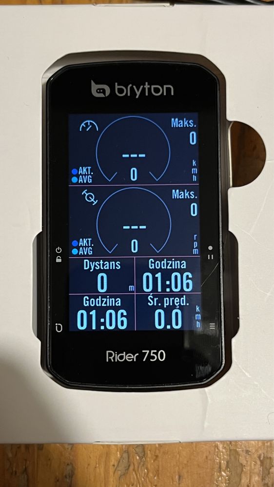 Licznik nawigacja rowerowa Bryton Rider 750 nowy gwarancja