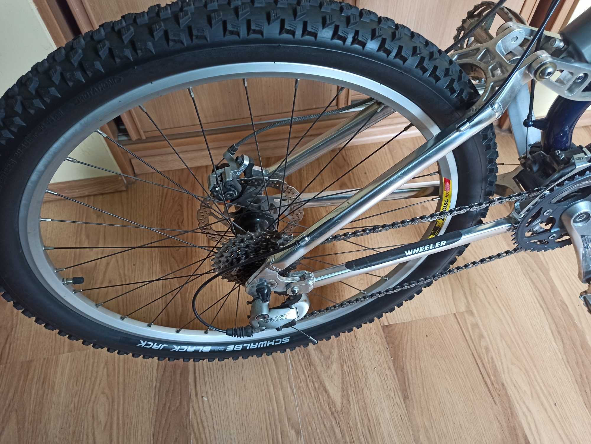 Wheeler 6000 DZX retro full koła 26 Mavic osprzęt Shimano LX/XT ALU 21