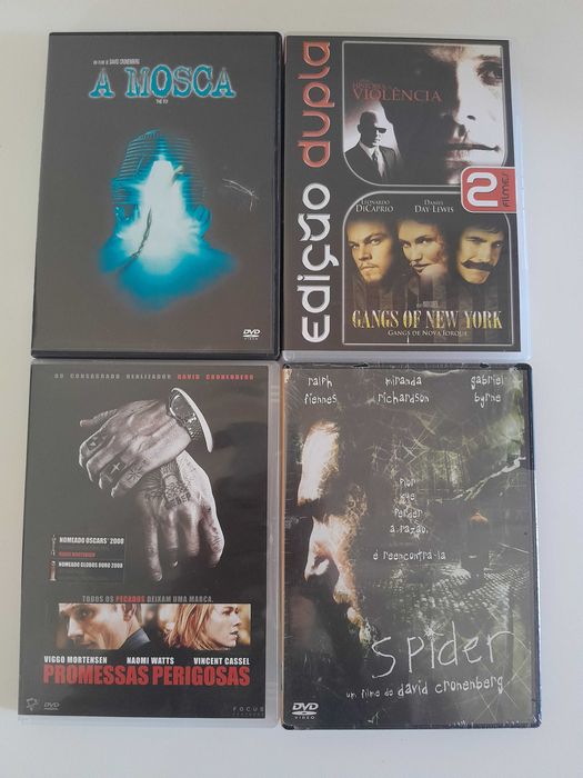 David Cronenberg Promessas Perigosas, Spider, Mosca,Historia Violencia