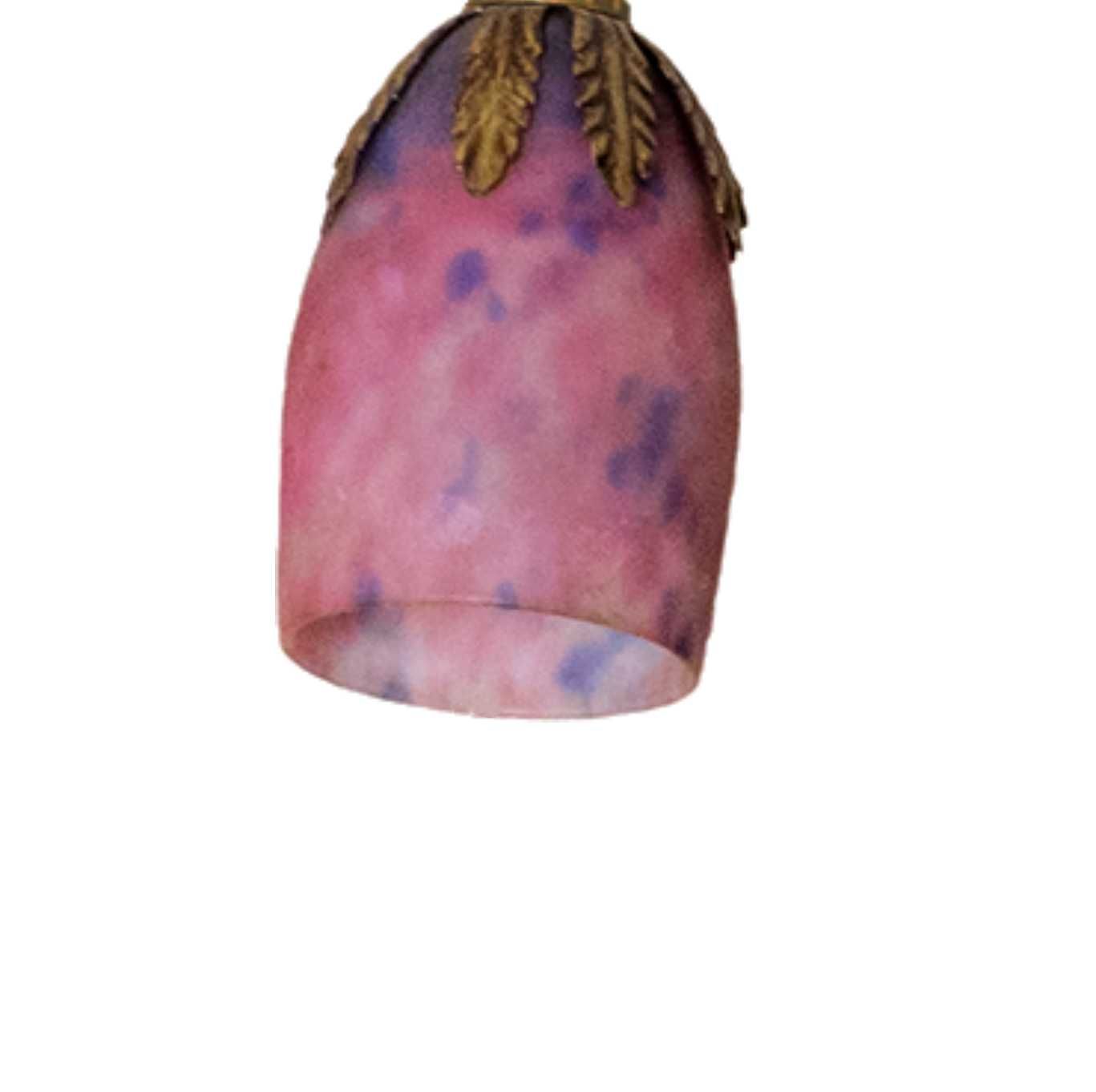 Lustre vidro bronze Daum Nancy | Arte Nova