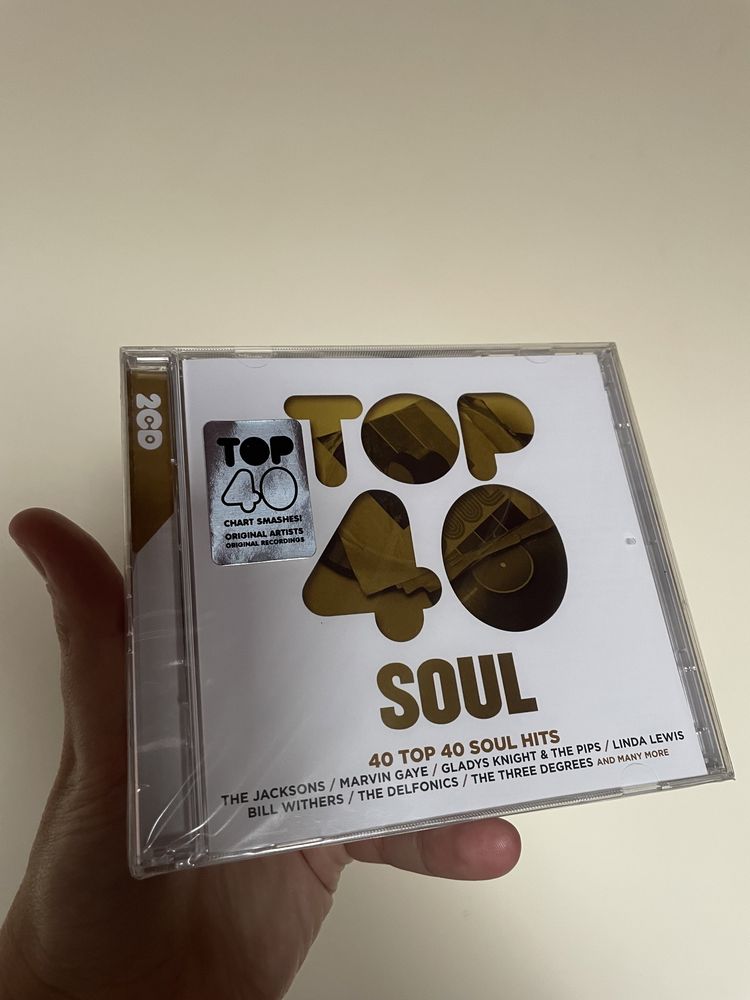 Музичний CD диск Various - Top 40-Soul (2 CD) (Фірмовий)