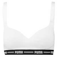 Stanik sportowy damski Puma Padded Top 1P Hang biały M