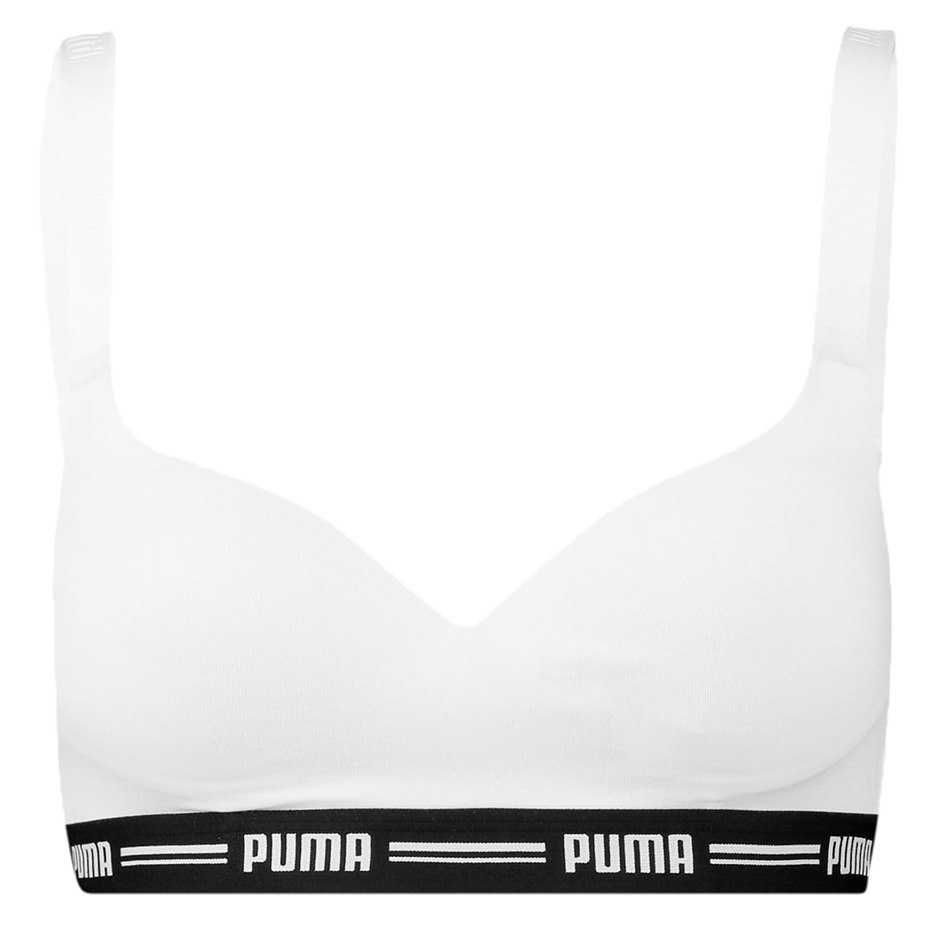 Stanik sportowy damski Puma Padded Top 1P Hang biały M