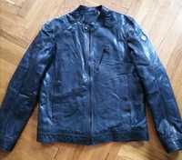 Мужская кожаная куртка Trussardi jeans, размер 52