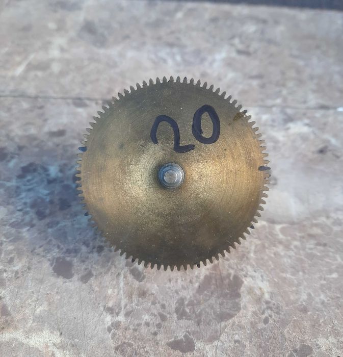 nr20 Bęben sprężyna starego zegara 59mm 88 zębów