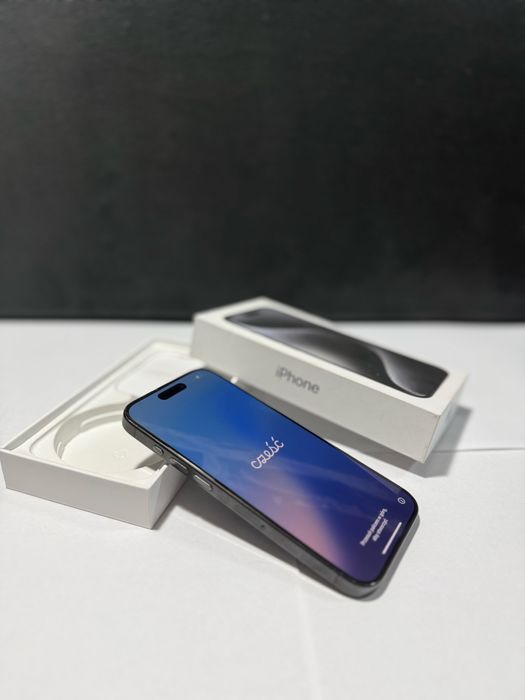 IPhone 15 Pro 256GB Black Titanium | stan idealny | pudełko