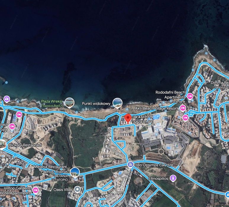 CYPR Willa w pierwszej lini brzegowej Nieruchomości na Cyprze