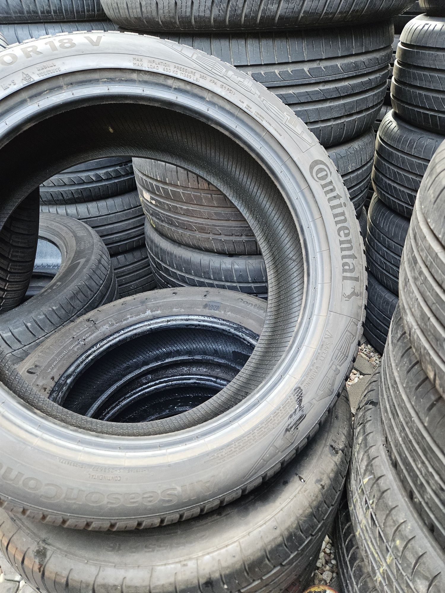 [2szt] Continental 215/50 r18 Całoroczne /// 7,5mm!!! 20r MONTAŻ