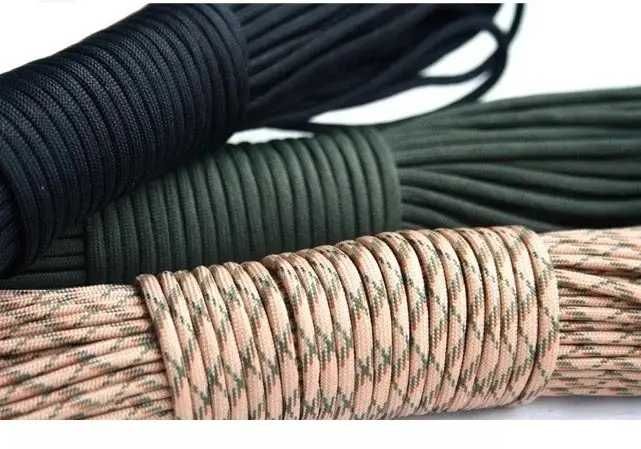 31 метр! Веревка Paracord! Парашютный шнур! 7-ми жильный!