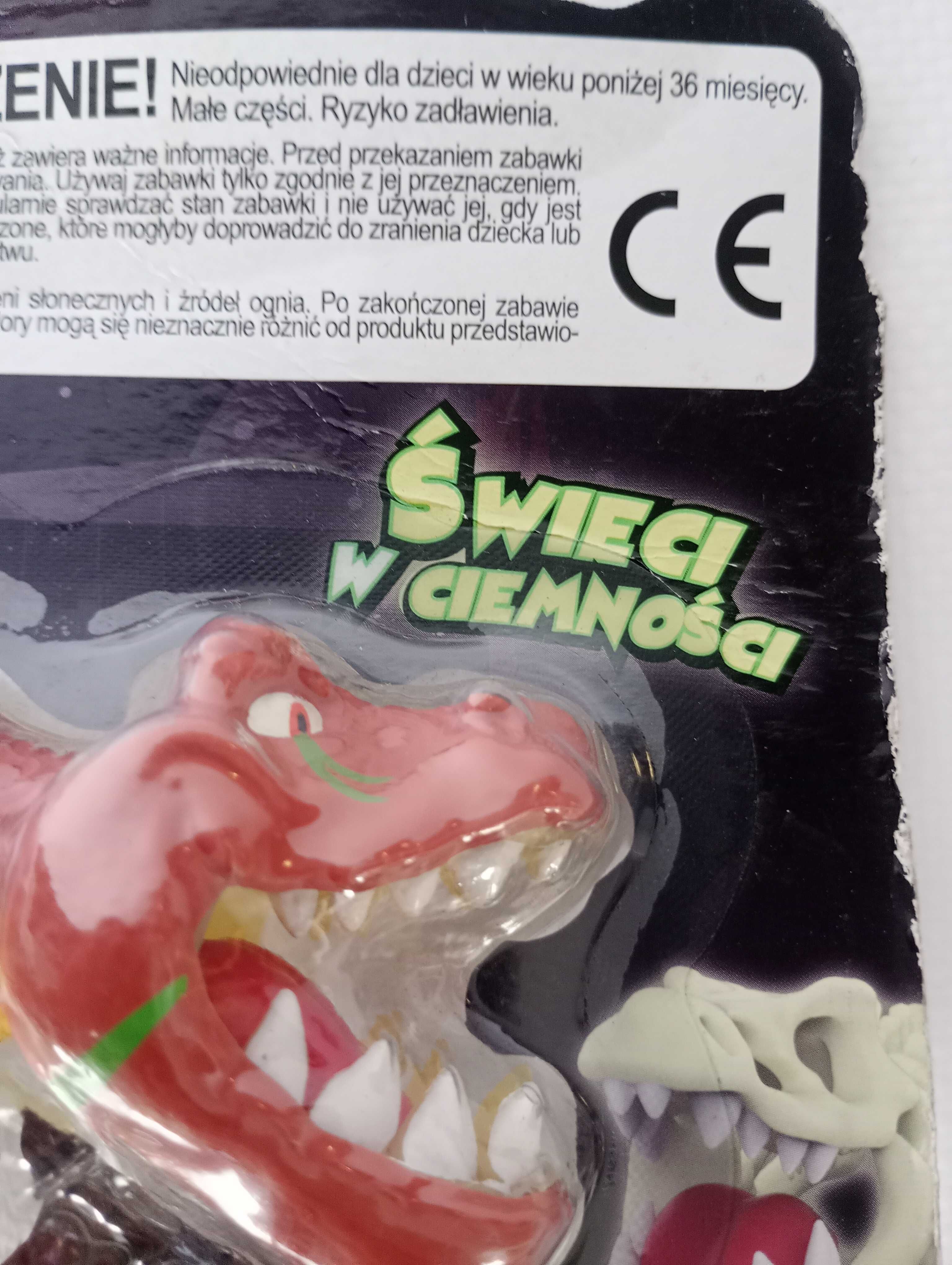 Skeleto saurus świecący dinozaur szkielet