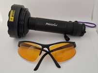 latarka UV 128LED +Okulary