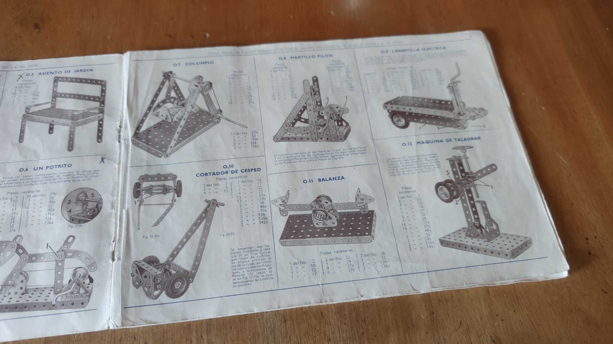 Manual Meccano no. 1 vintage