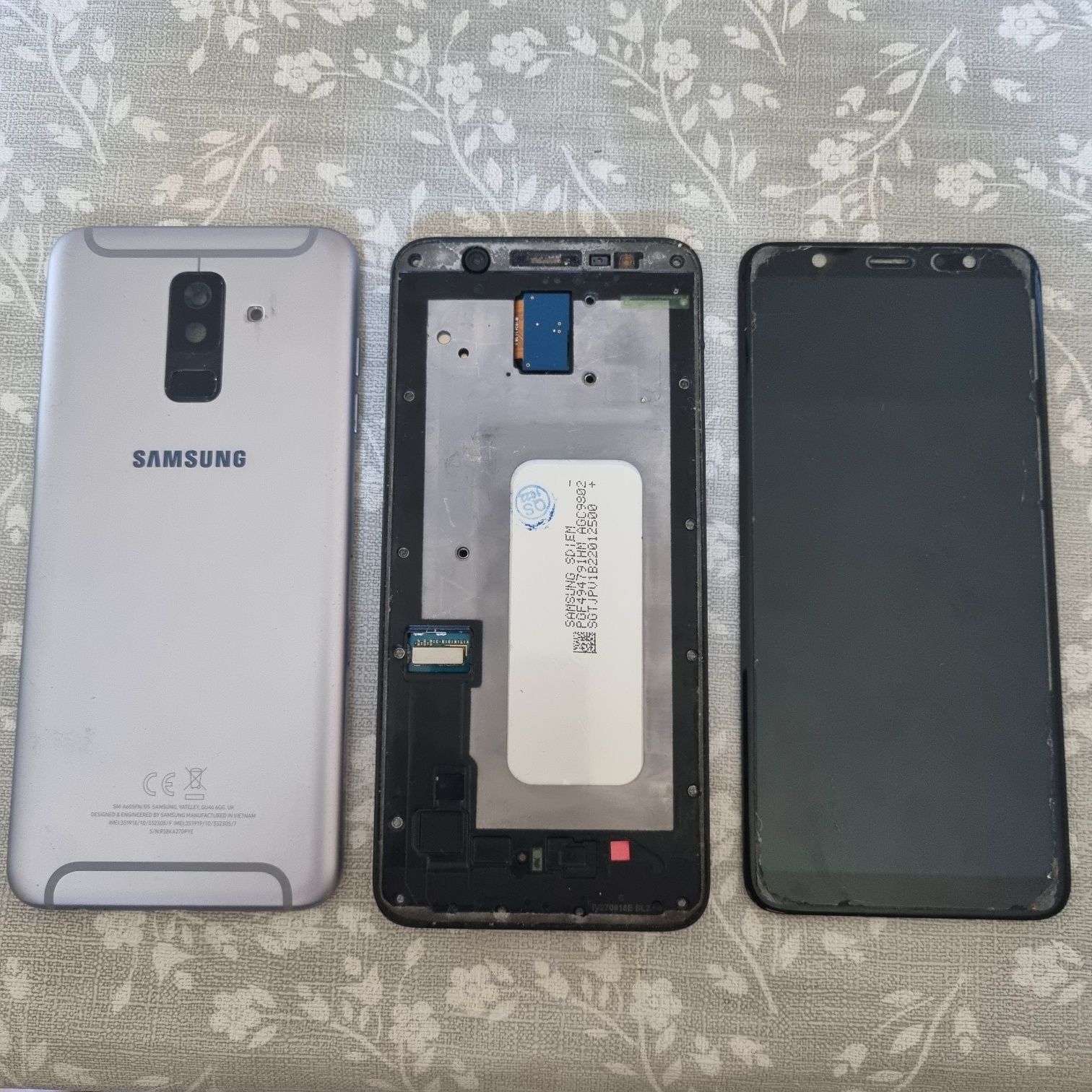 Samsung Galaxy A6+, uszkodzony