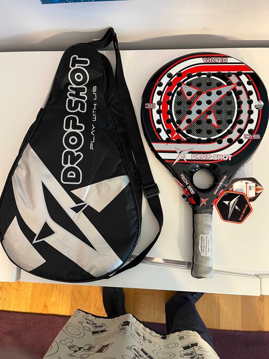 Raquetes de Padel marca Dunlop e Drop Shot Novas