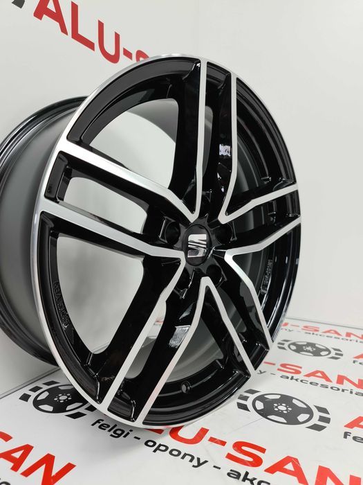 Nowe alufelgi SEAT 18" 5x112 Altea XL ATECA LEON II 2 3 4 Dark-Poler
