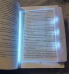 Płaska lampka LED do czytania książek