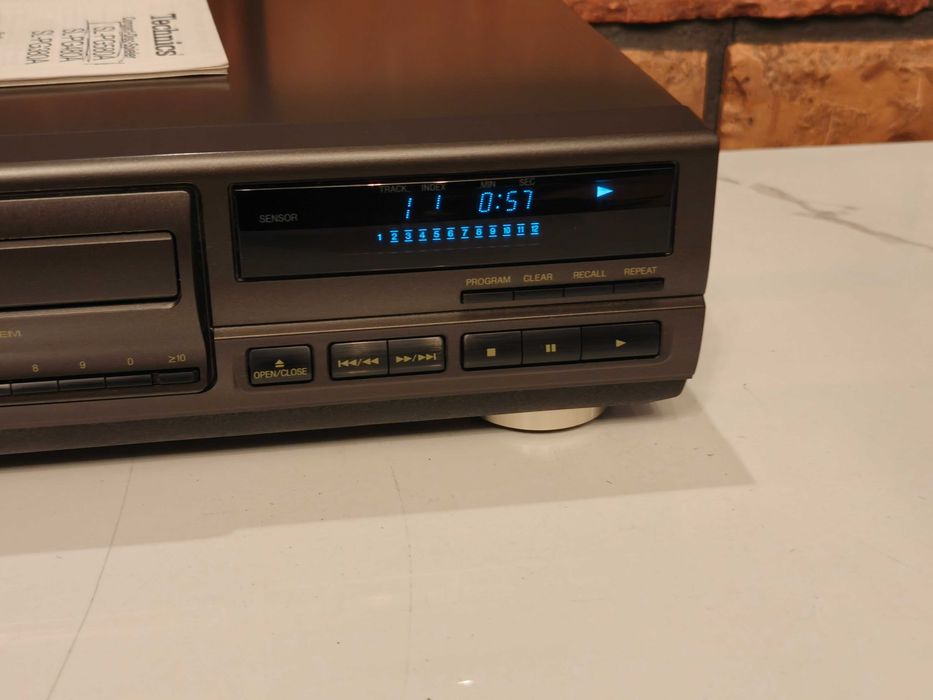 TECHNICS SL-PG580A ! Piękny ODTWARZACZ CD ! ORG Instrukcja ! Pilot