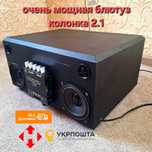 Мощная блютуз колонка сабвуфера  усилитель 2.1 zk-tb21 динамик твитер
