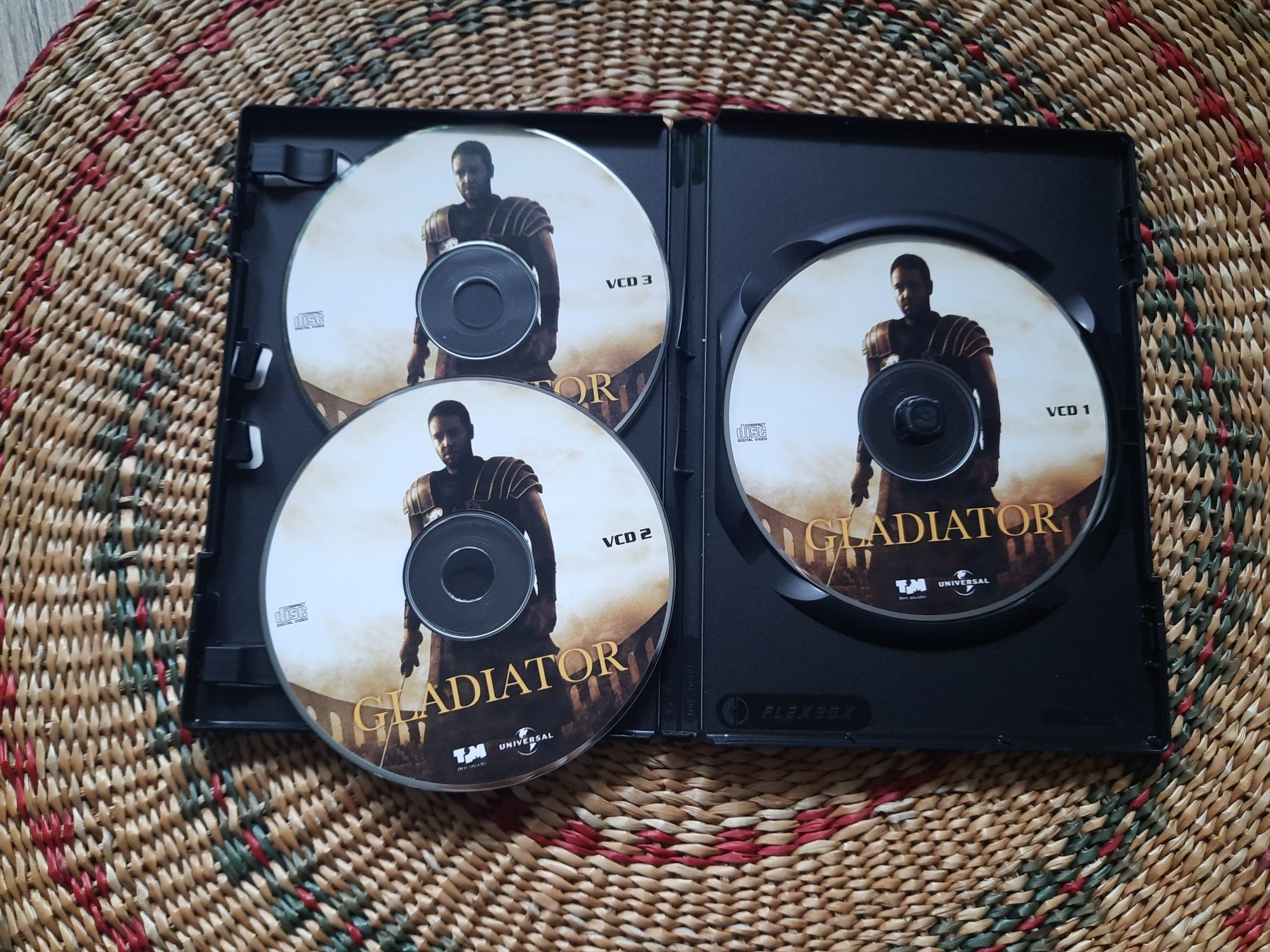 VCD z filmem Gladiator