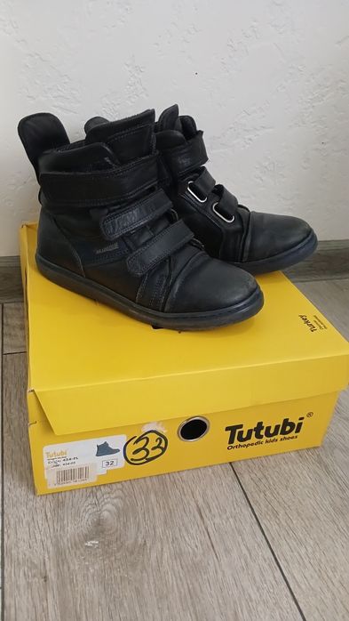 Ортопедичні шкіряні ботинки Tutubi 33 р.