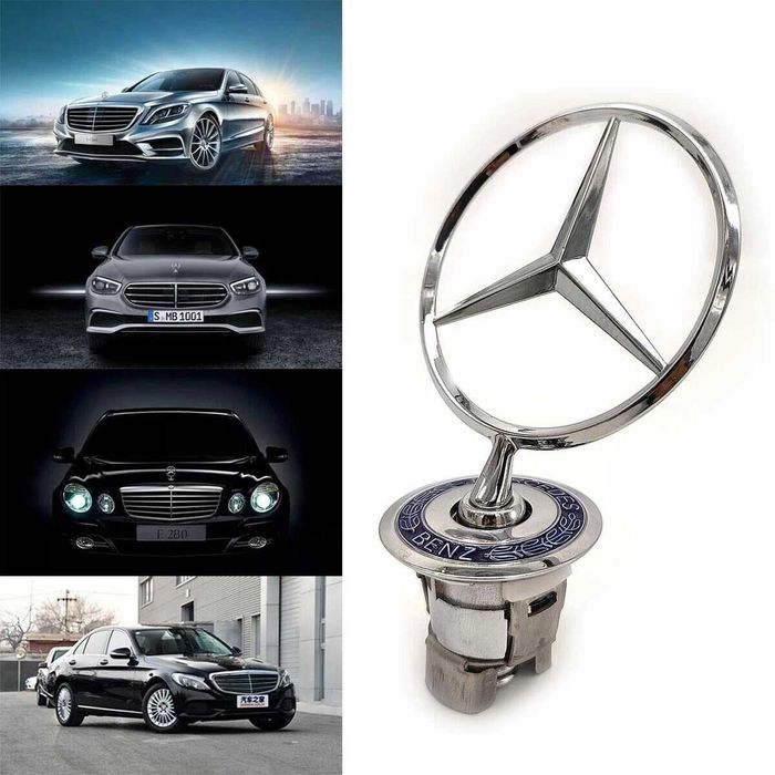 Emblema símbolo Estrela capô capot Mercedes W203 w211 w210