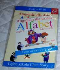 Język angielski dla dzieci Alfabet część 3 - płyta DVD + książeczka