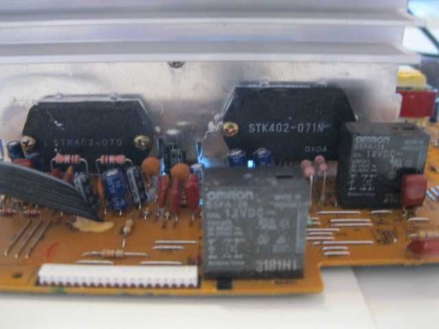 Трансформатор+плата на двух микросхемах STK402-070 от муз. центра/