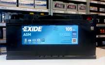 Akumulator AGM Exide EK1050 12V 105AH 950A start/stop Nowy
