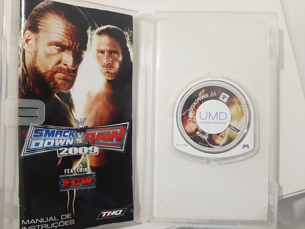 Jogo Smack Down vs Raw 2009 PSP
