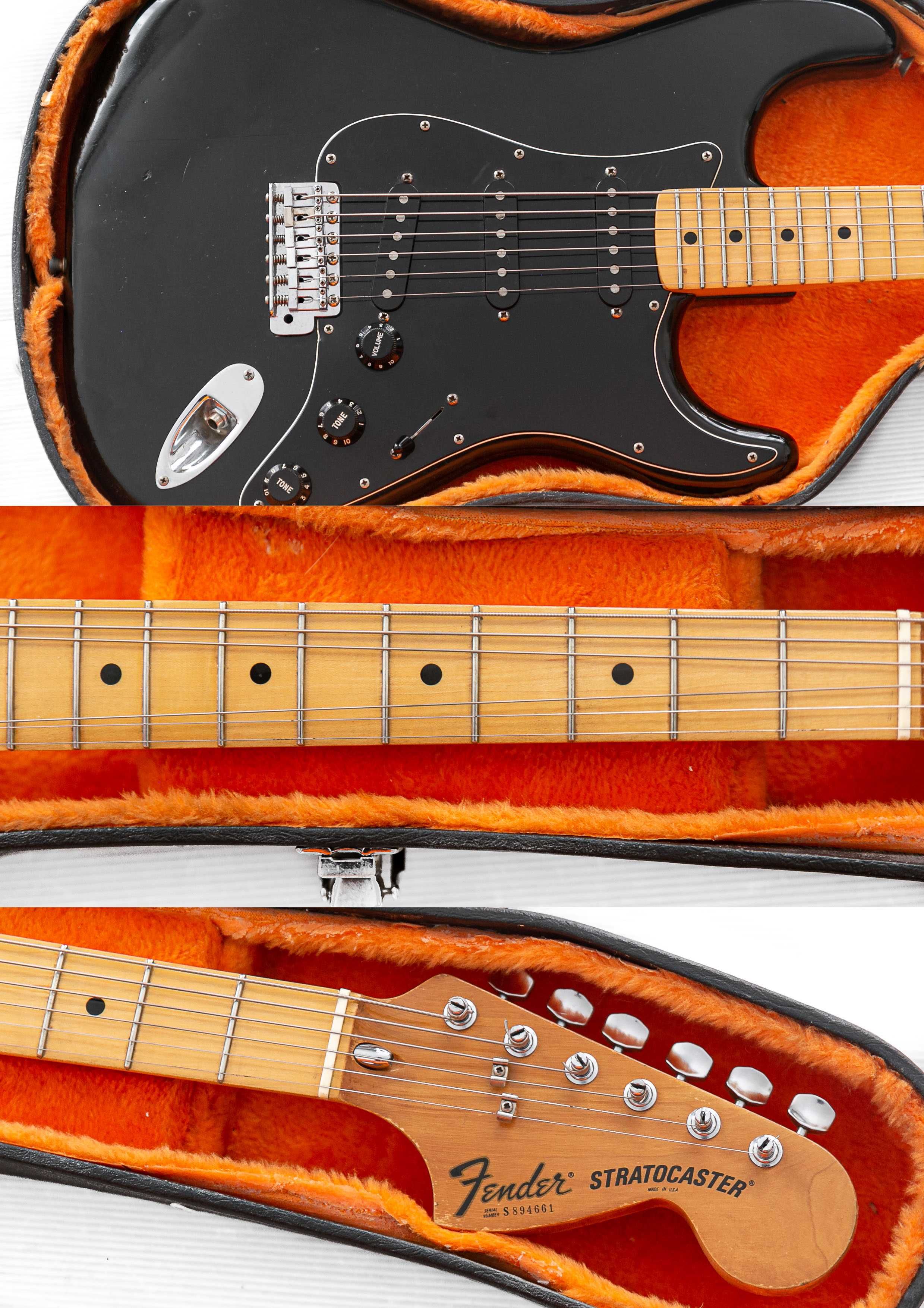 1978 Fender Stratocaster Maple Fretboard in Black