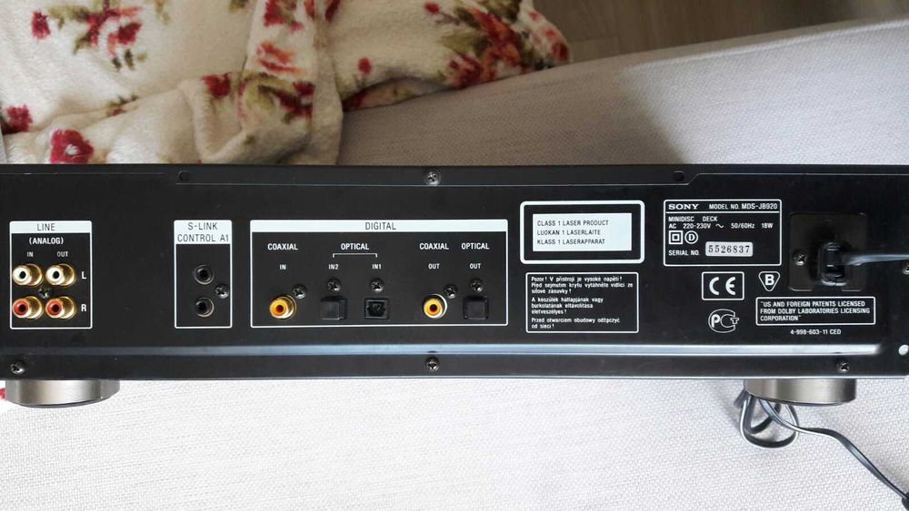 Мини дисковая дека SONY-mds-je 920 QS- \состояние!