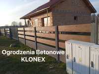 Ogrodzenia Betonowe KLONEX Produkcja Montaż Transport
