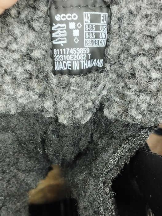 41-47. Утеплені зимові термочеревики Ecco Xpedition III Gore-tex