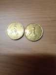 2 moedas de 0,20€ de Italia 2002