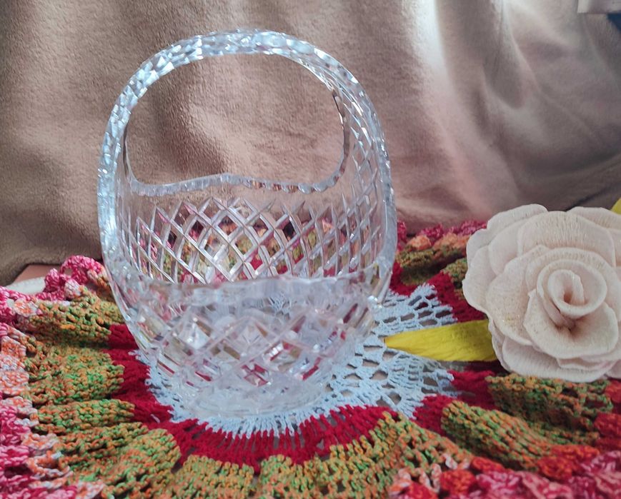 Kryształ koszyk prl