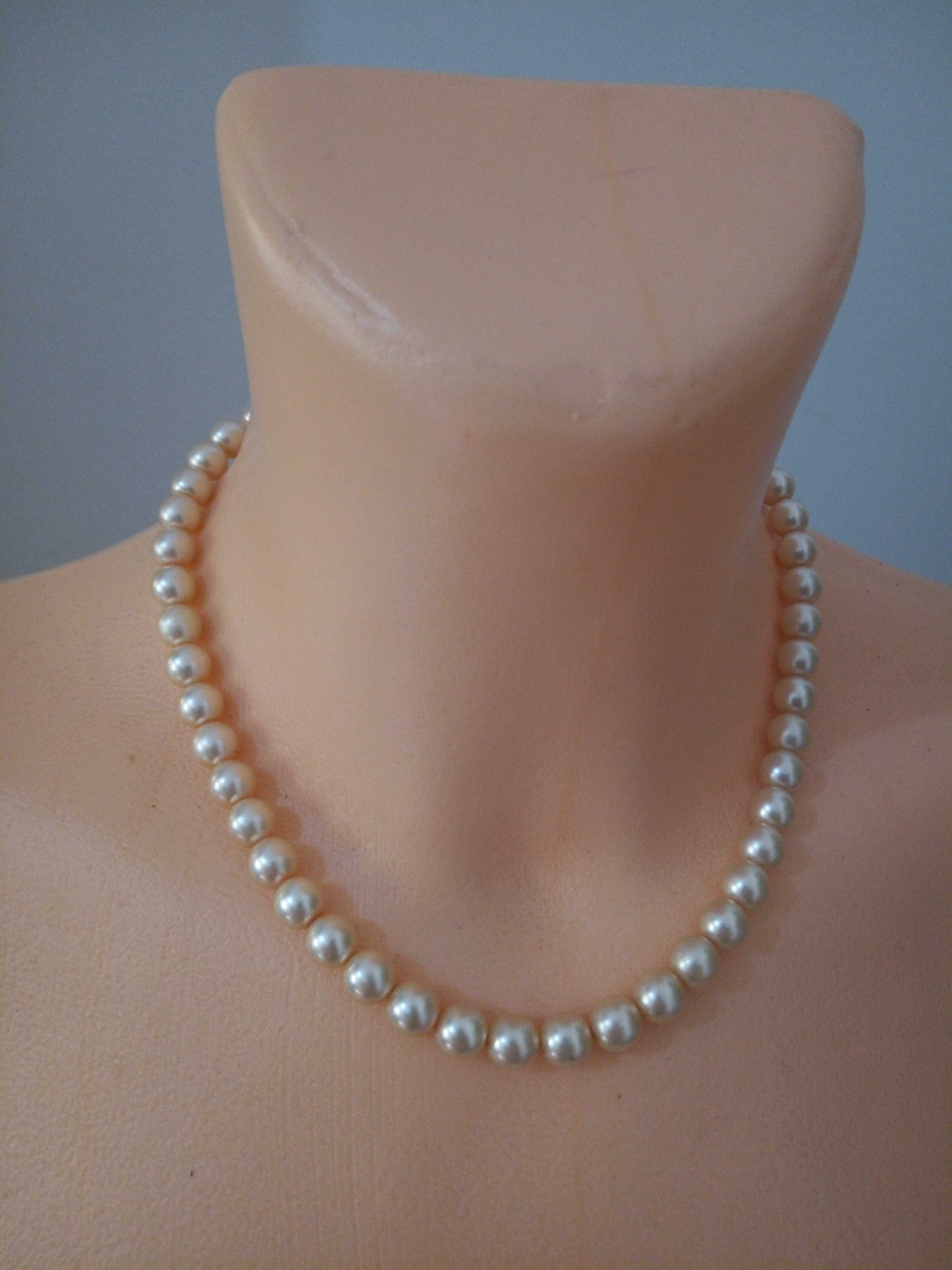 Komplet biżuterii perły, perełki