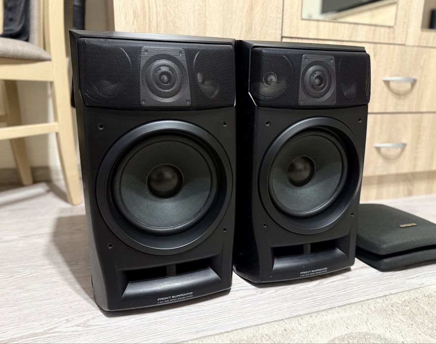 ** Mocne Kolumny podstawkowe 100W Aiwa SX-FZ2600 || Bas 22cm (8”)